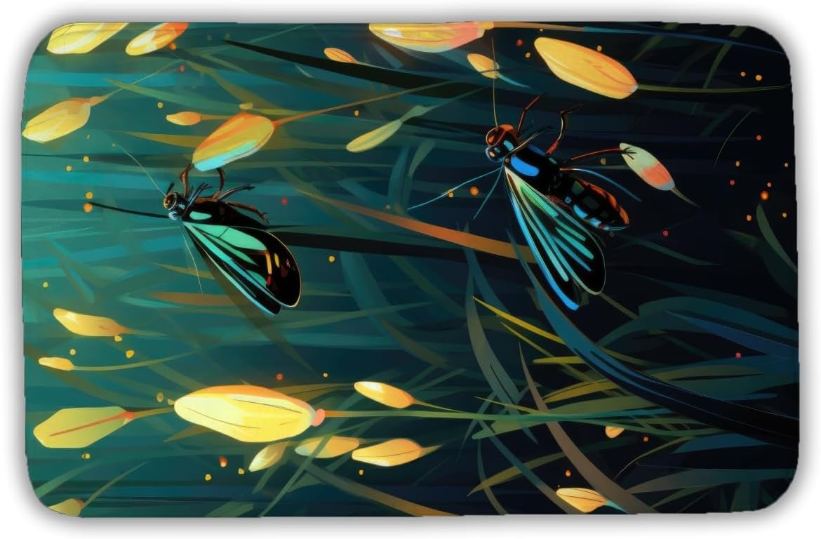 MWW C1BM2134WERADS 21 x 34 in. Appealing Yellow Bath Mat - Stylish Home Decor Accent