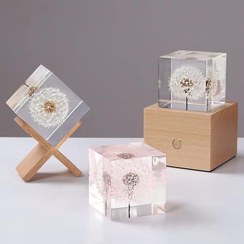 Miniatura 8 de RESINWORLD Moldes grandes de pirámide de silicona transparente para resina + juego de 4, 3, 2, 1.5, 1, 0.5 moldes de cubo de silicona transparente