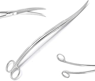 Aquatic Plant Scissors Stainless Steel Wave Scissors For Fish Tank Plants 25CM by G.S Online Store