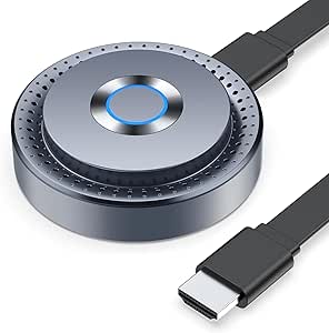 Miroir écran Sans Fil Adaptateur HDMI Sans Fil 1080P - Pour IOS/Android/ Windows - Miracast/Airplay/DLNA - Pour TV/Projecteur Recepteur Video