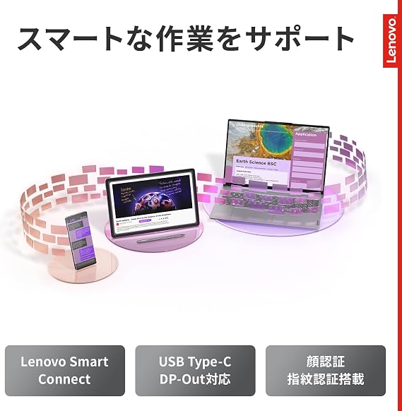 Lenovo Idea Tab Pro Tablet 12.7 Wide Panel MediaTek Dimensity 8300 Processor 8GB 256GB Wi-Fi Model Luna Gray ZAE40096JP AndroidOS