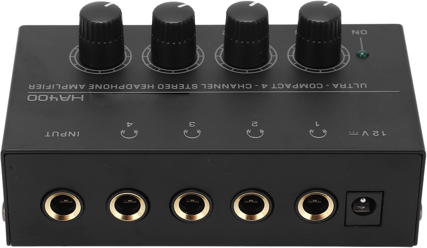 DAUERHAFT Professional 4-Channel Ultra Low Noise Headphone Amplifier Multi-Channel Splitter US Plug 100-240V Power Adapter ha400 headphone amplifier Amplificadores