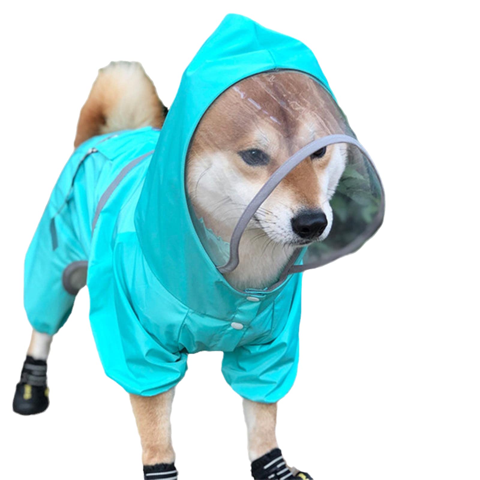Dog Raincoat Waterproof Clothing Dog Rain Jacket Jumpsuit French Bulldog Clothes Welsh Corgi Dog Costume Shiba Inu Pet Outfit