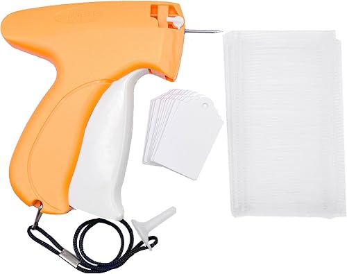 Kit de pistola de etiquetado para ropa que contiene 2 agujas y 500 sujetadores de púas, 500 etiquetas de precio, pistola de fijación de etiqueta de