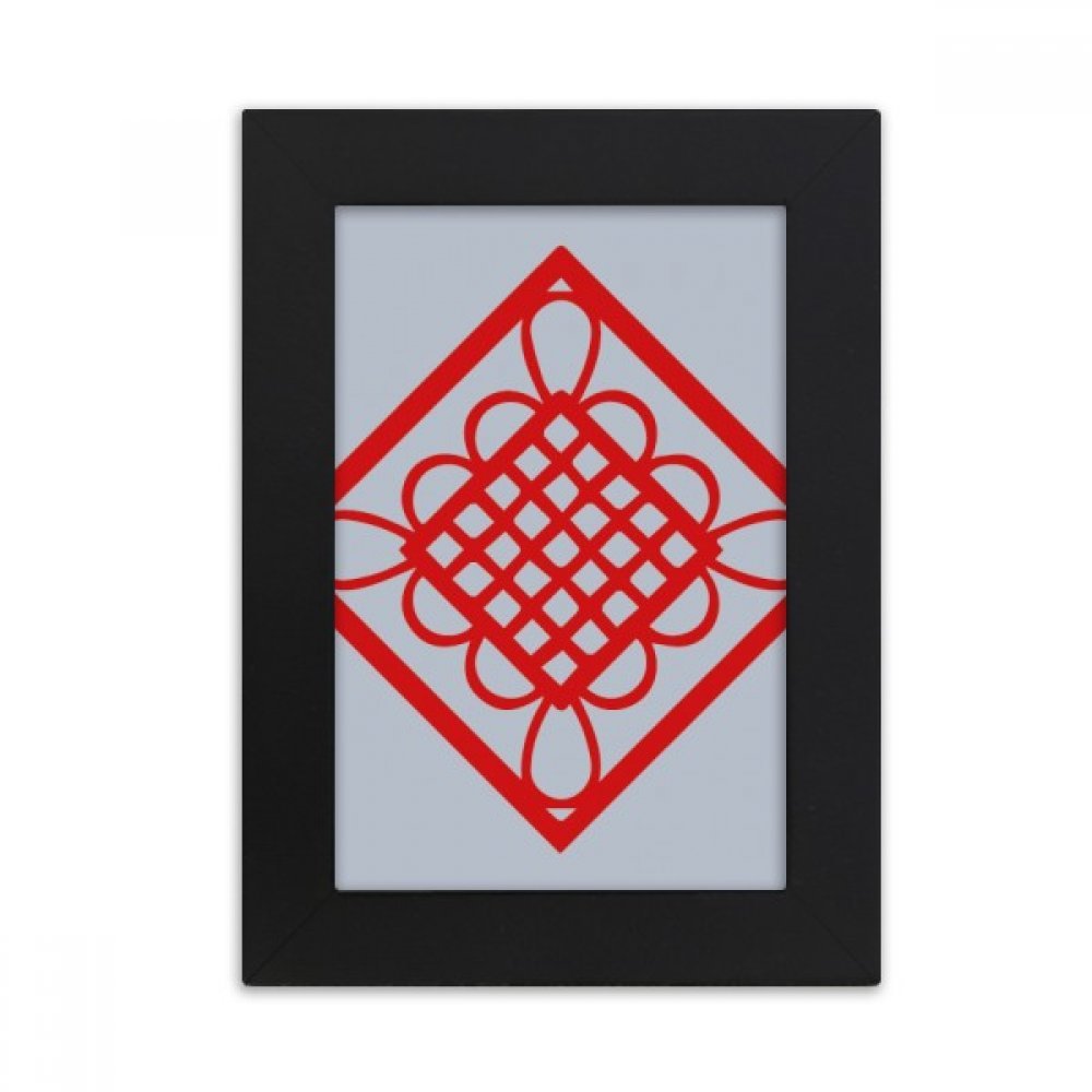 Noeud chinois en peinture d'art pour décorer votre bureau moderne