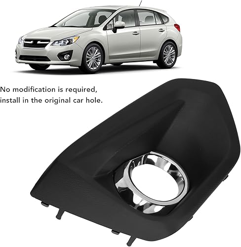 Miniatura 4 de Bisel de la luz antiniebla, cubierta de luz antiniebla para parachoques delantero del conductorpasajero, lado izquierdoderecho, cromado, repuesto