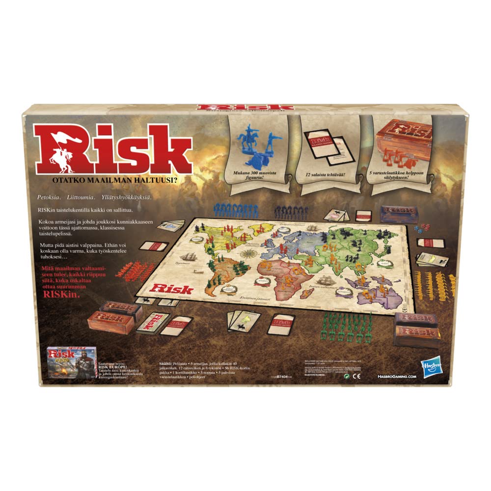 Hasbro Gaming Risk Gioco da tavolo Guerra (RISK FI)