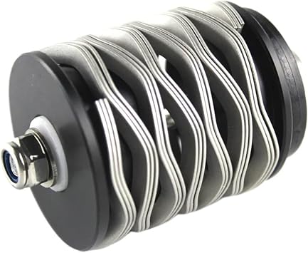 Bicycle Shock Absorber Silver Wave Spring Rear Shock Suspension Shox Compatible with Brompton Bicycles Bicycle Shock Absorber for Saddle