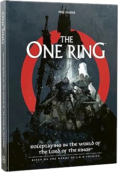 Free League Publishing: The One RingTM Core Game Rules - Hardcover RPG Compendium, Fantasy Tabletop Role Playing Game, The Lord of The RingsTM, Adults, Family, Kids Ages 13+