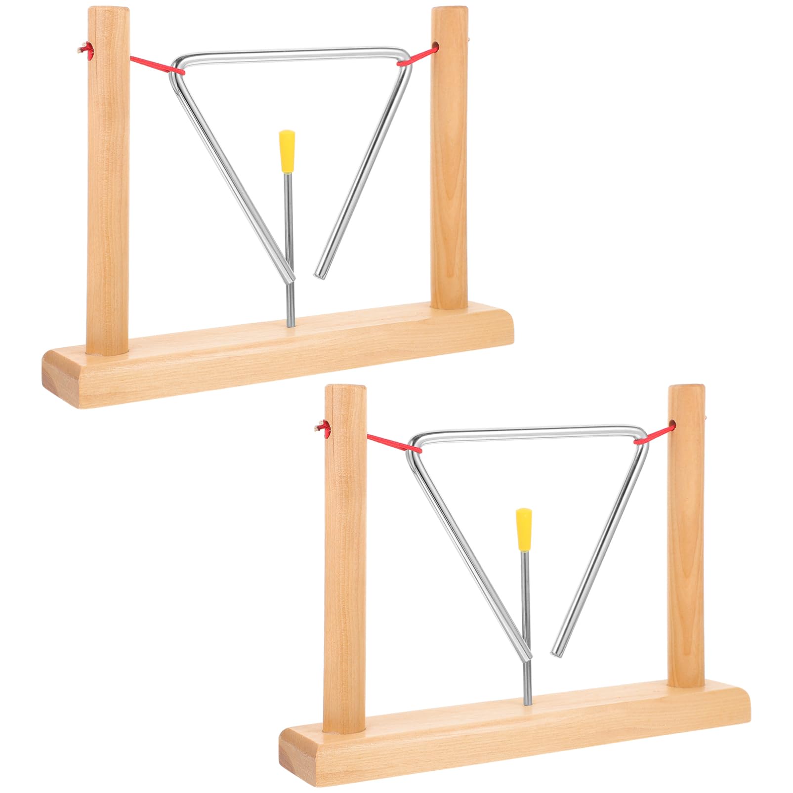Triangle de Musique en Fer, 2 Sets, Instrument de Percussion pour Débutants