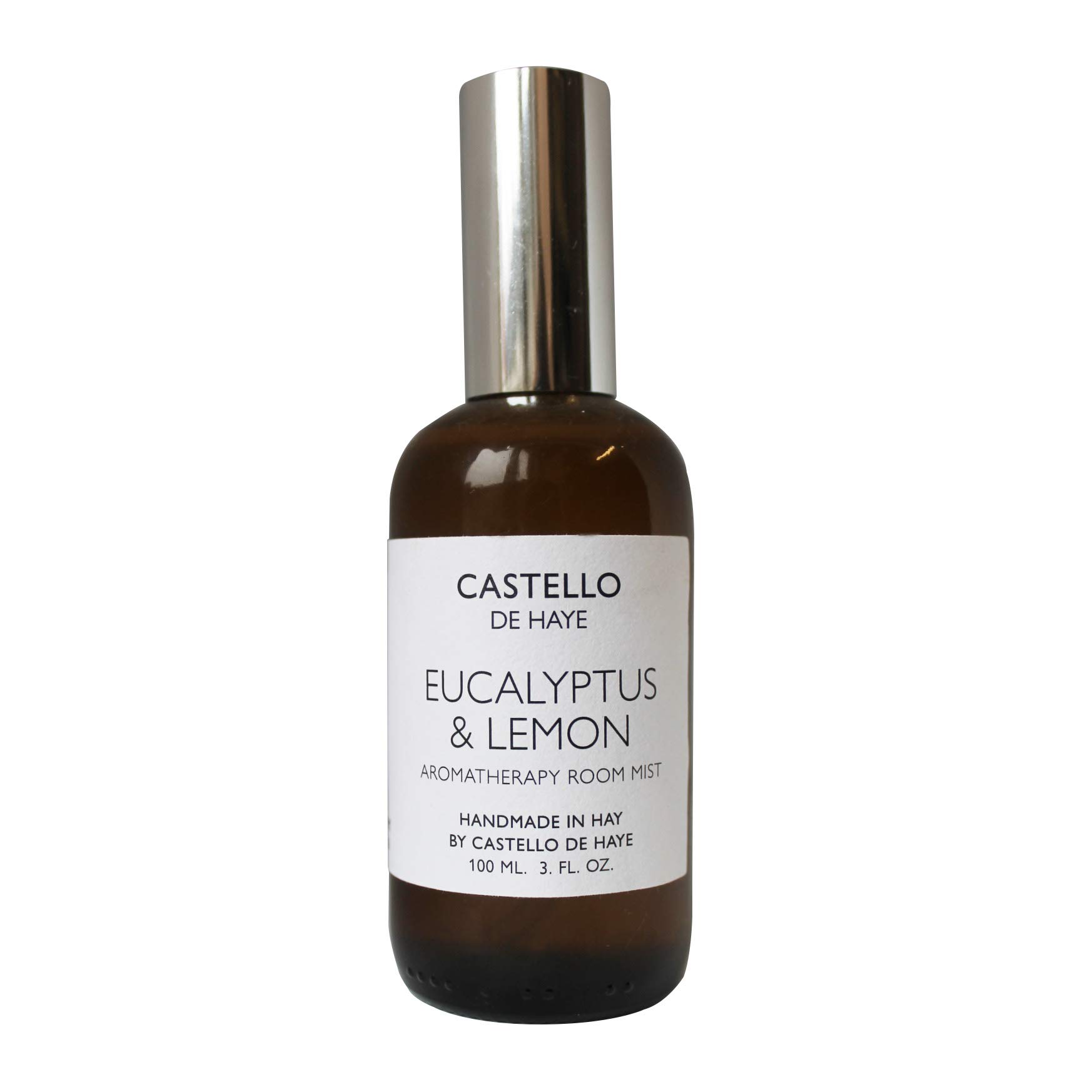 Castello de Haye, Eucalyptus & Lemon Room Spray, 100ml, Natural Refreshing Mist