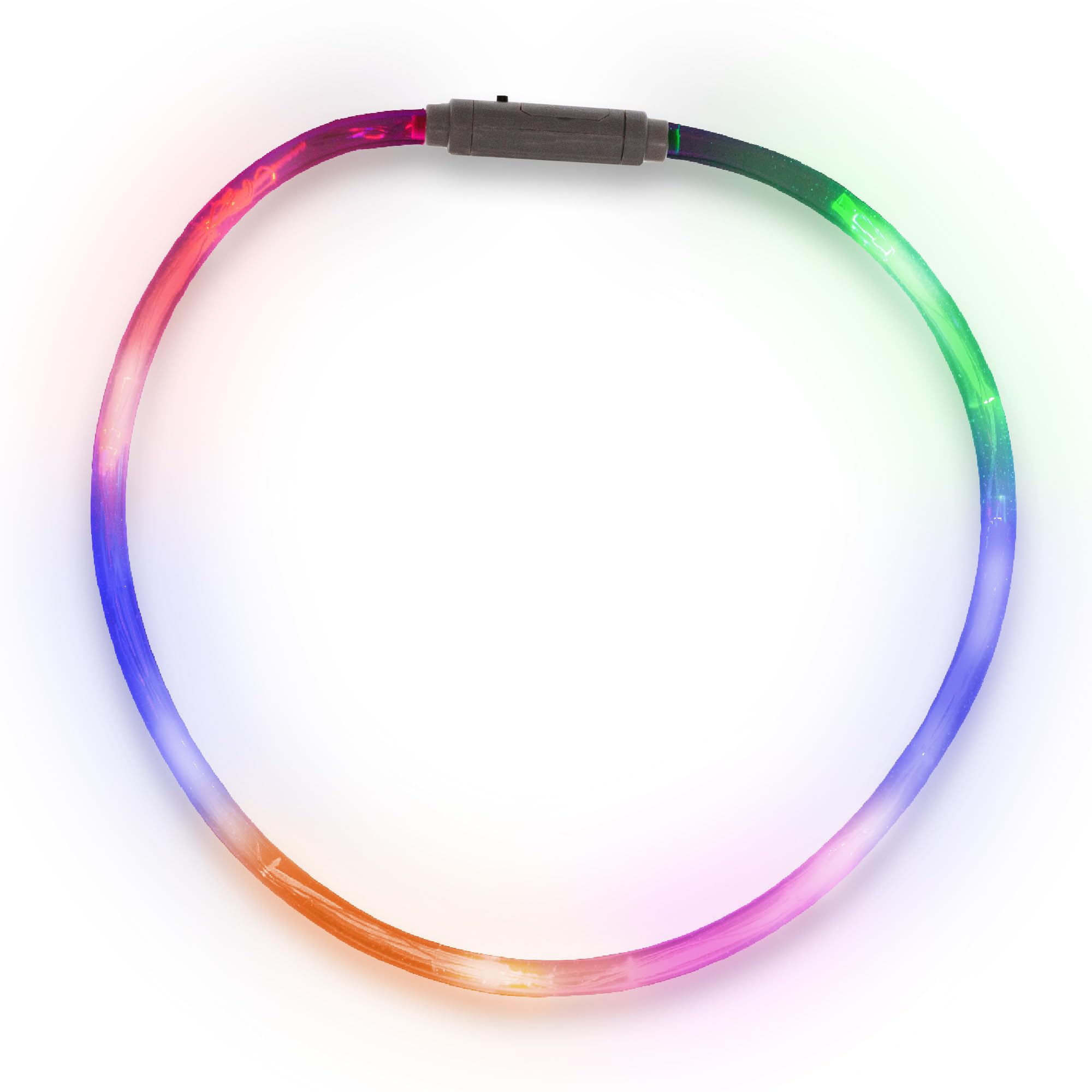 Windy City Novelties LED Light Up Necklace - 6 Multi Color Modes - 27