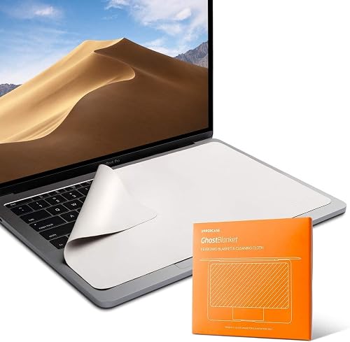 Screen Keyboard Imprint Protection Microfiber Liner and Cleaning Cloth 13" Compatible with MacBook Pro 14", 13" and MacBook Air 13" 15" laptops (Pack of 1, 13"/14"/15" MacBooks)