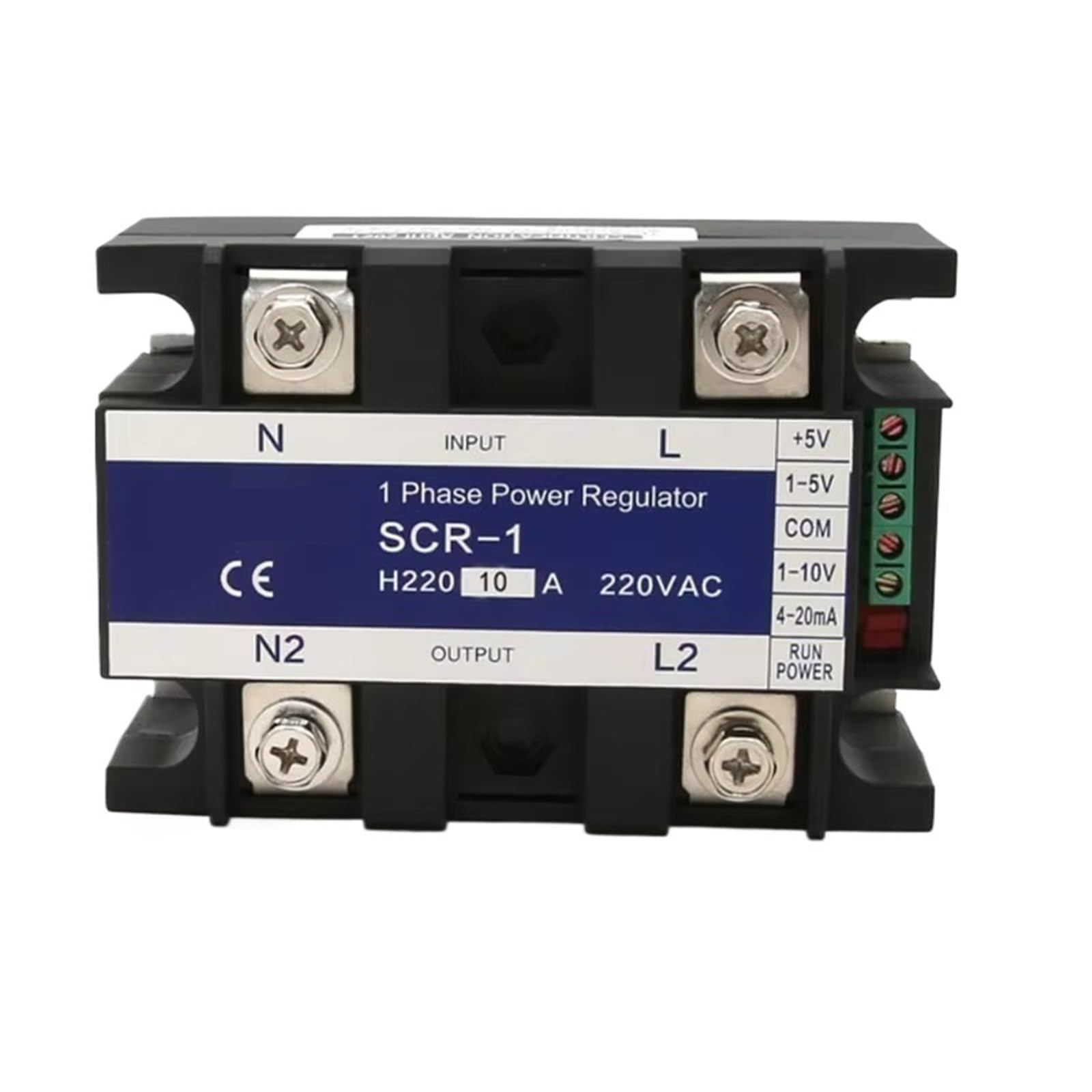 Régulateur de tension 220V pour automatiser le chauffage par automate avec signal 4-20mA et 0-10V