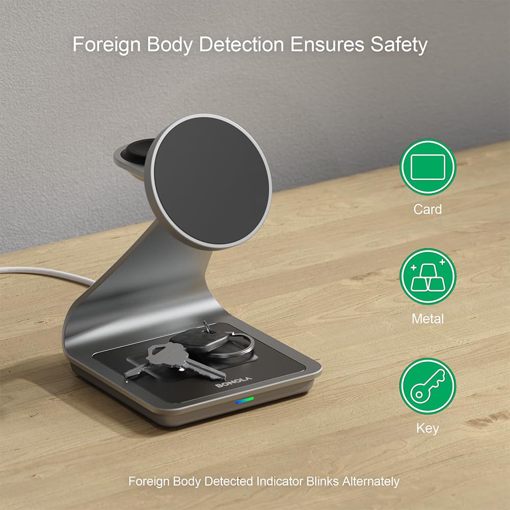 Cargador inalámbrico para Samsung: estación de carga inalámbrica magnética 3 en 1 para Samsung S25 S24 Ultra S23 S22 S21, soporte de carga de aleación de aluminio para Galaxy Watch Ultra/7/6/5