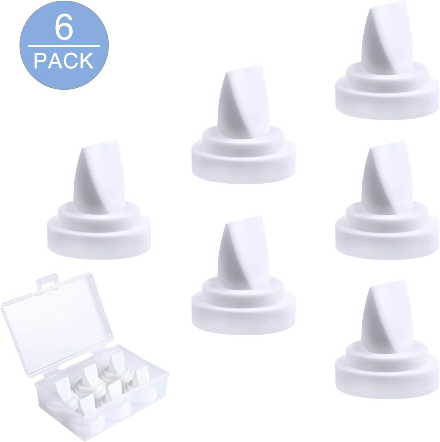Duckbill Valves for Medela and Spectra, Tinabless 6 Count Pump Duckbill Valve for Spectra S1 Spectra S2 Valves and Medela Pump in Style Valves