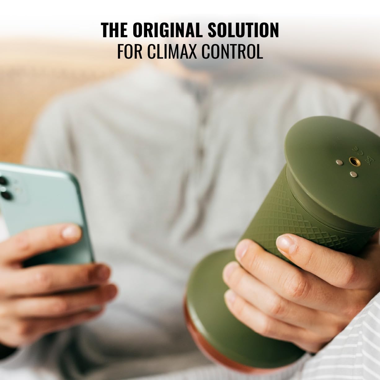 MYHIXEL CONTROL I | Entrenamiento masculino para eyaculación precoz | Dispositivo con app guiada sin fármacos ni sprays | Solución natural y discreta