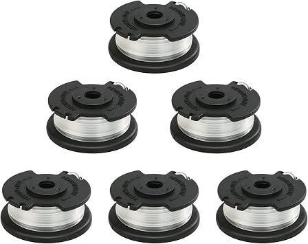 THTEN HT-19-401-003-06 Trimmer Spool line 0.065" Compatible with Hyper Tough 20V Max HT-19-401-003-07,HT21-401-003-02,HT21-401-003-03,HT22-401-03-05 String Trimmers