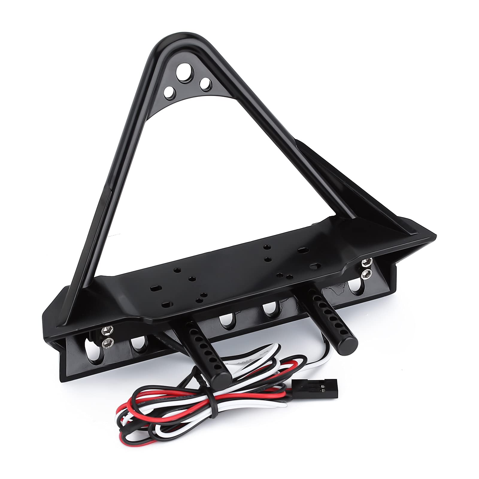 INJORA RC Paraurti Metallo Front Bumper per 1:10 RC Crawler Axial SCX10