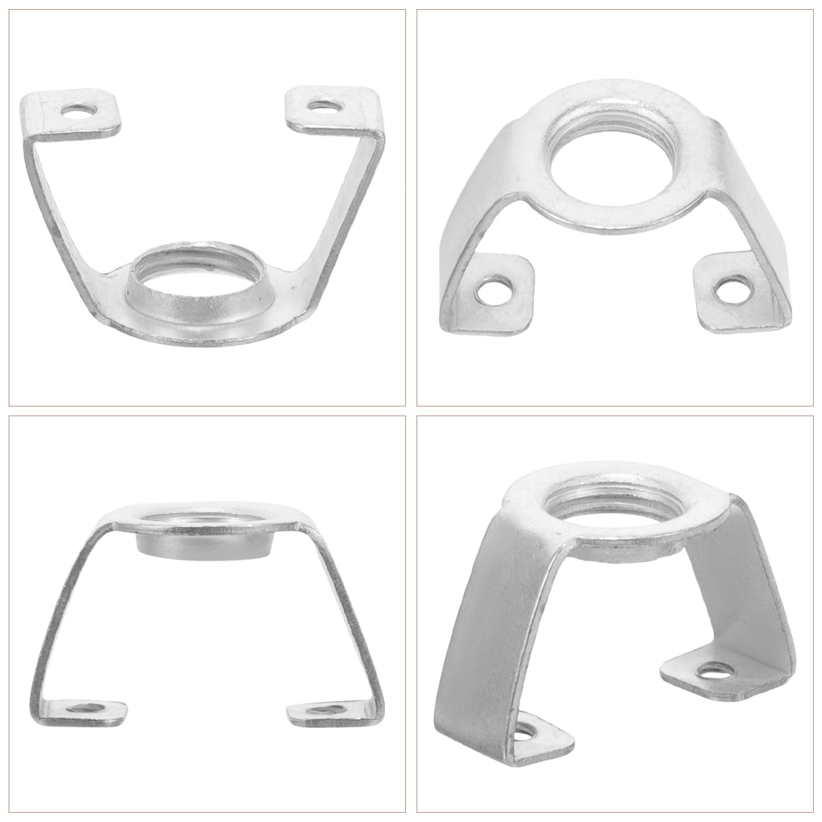 Soporte para Lámpara Gu10 20 Piezas Accesorio de Fijación de Artefacto de Iluminación M10x1.0 Material Plástico 16 Mm Altura Repuesto para Luminarias Hogar