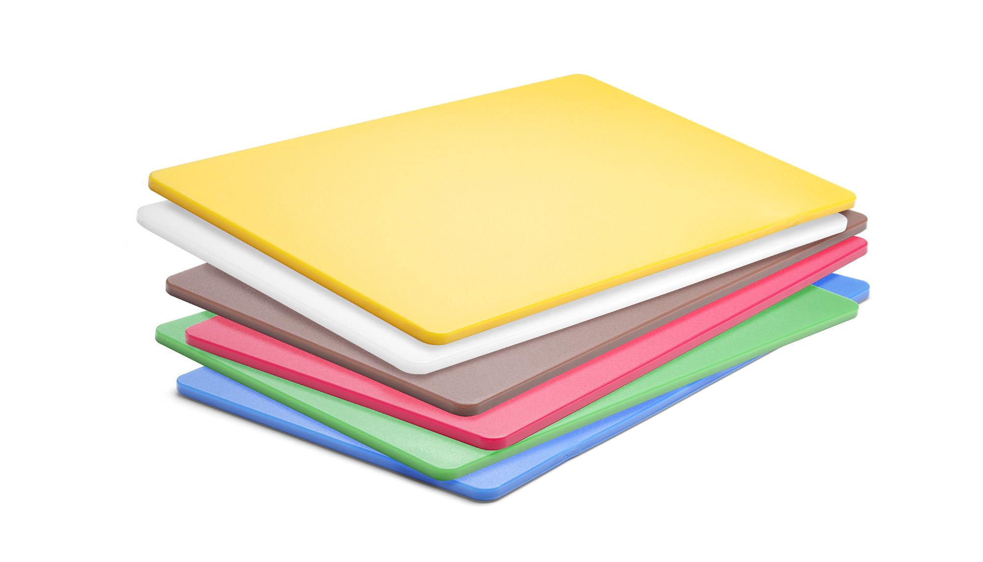 HENDI Planches a decouper HACCP GN 1/1, set 6 couleurs, 530x325x(H)60mm, HDPE