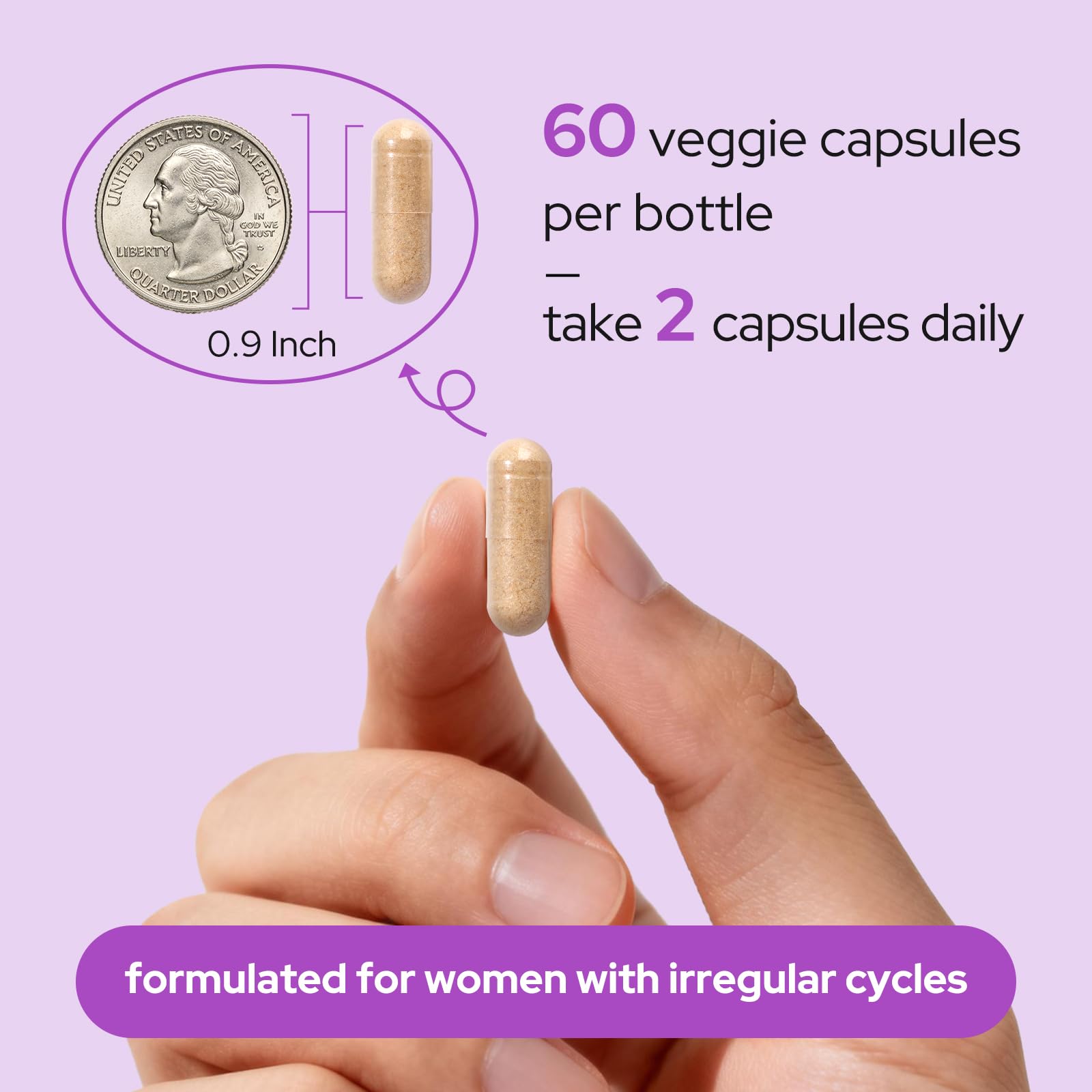 Premom Vitex Chasteberry Supplement for Women, 1,000mg Per Serving, Vegan — Amazon image 7