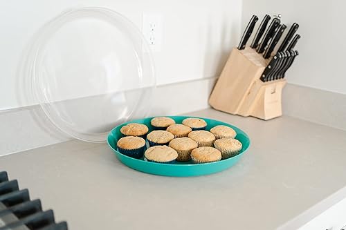 Miniatura 7 de Pizza Keeper redondo de 14 pulgadas (verde)