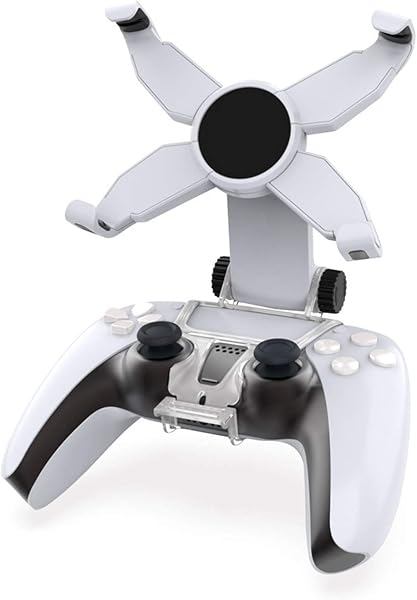 Queen.Y Support de Contrôleur de Téléphone pour Support de Pince de Téléphone Portable Ps5 Clip de Montage de Téléphone de Contrôleur avec Support Réglable pour Contrôleur Ps5 - 4