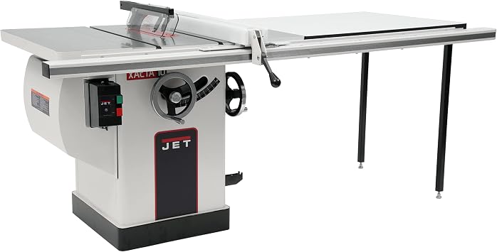 JET 10-Inch Deluxe XACTA Table Saw, 50-Inch Rip, 5 HP, 230V 1Ph JTAS-10XL50-5/1DX