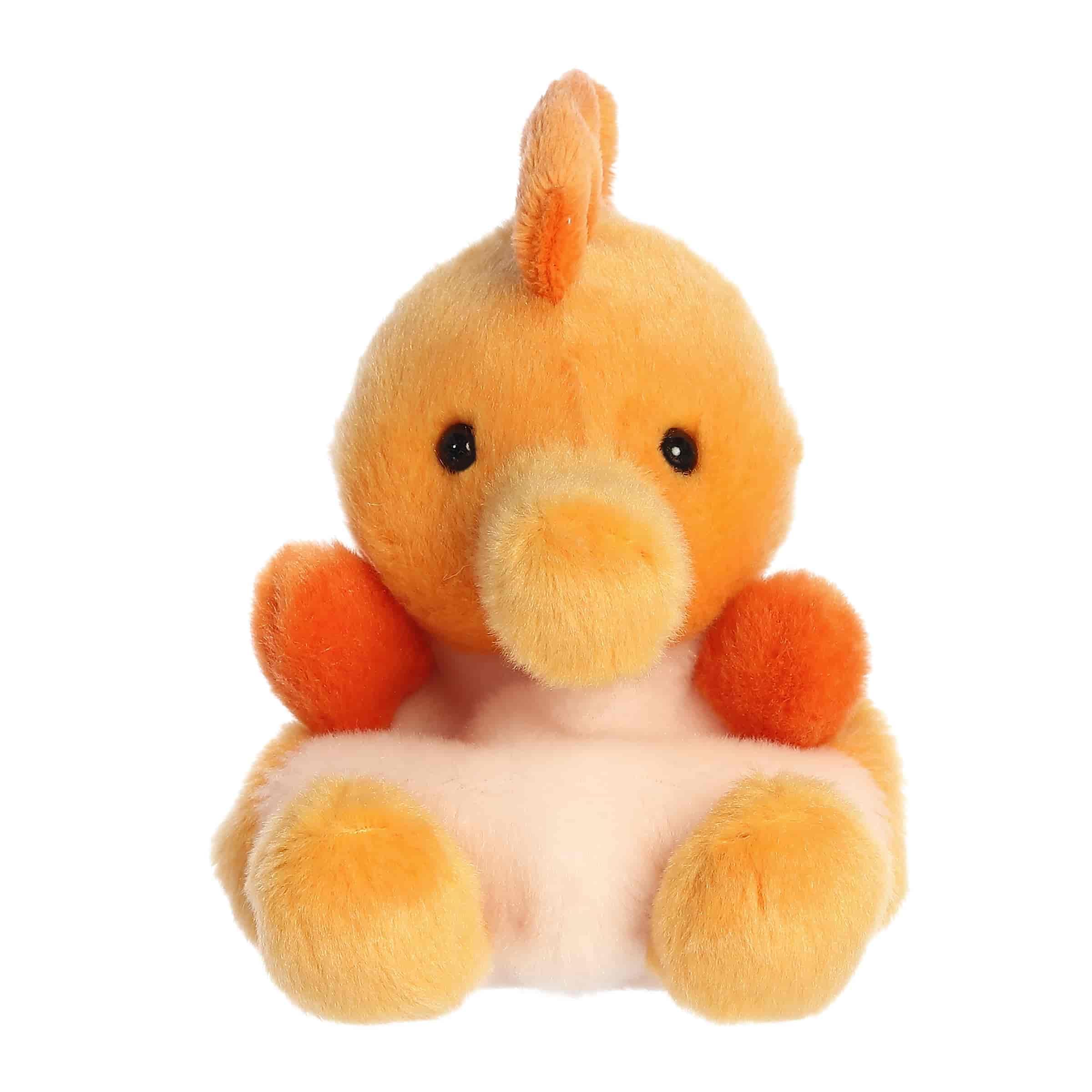 Aurora Adorable Palm Pals Felipe Seahorse wypchane zwierzę - zabawny pluszowy kolekcjonerski dla dzieci i dorosłych kolekcjonerów - idealny do dekoracji pokoi i prezentów urodzinowych - pomarańczowy