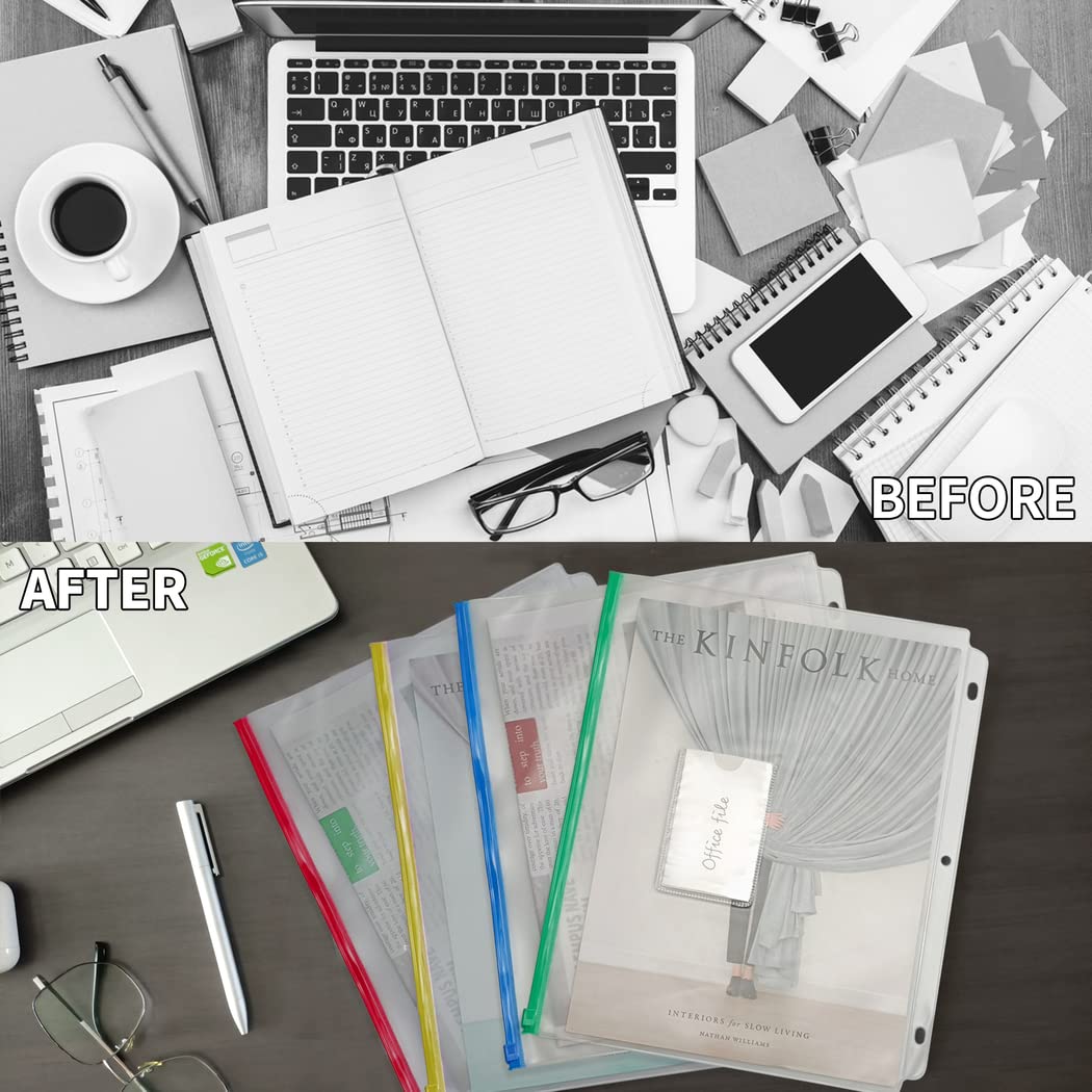 Classeur De Poche En PVC Transparent Avec Fermeture éclair,fichier De