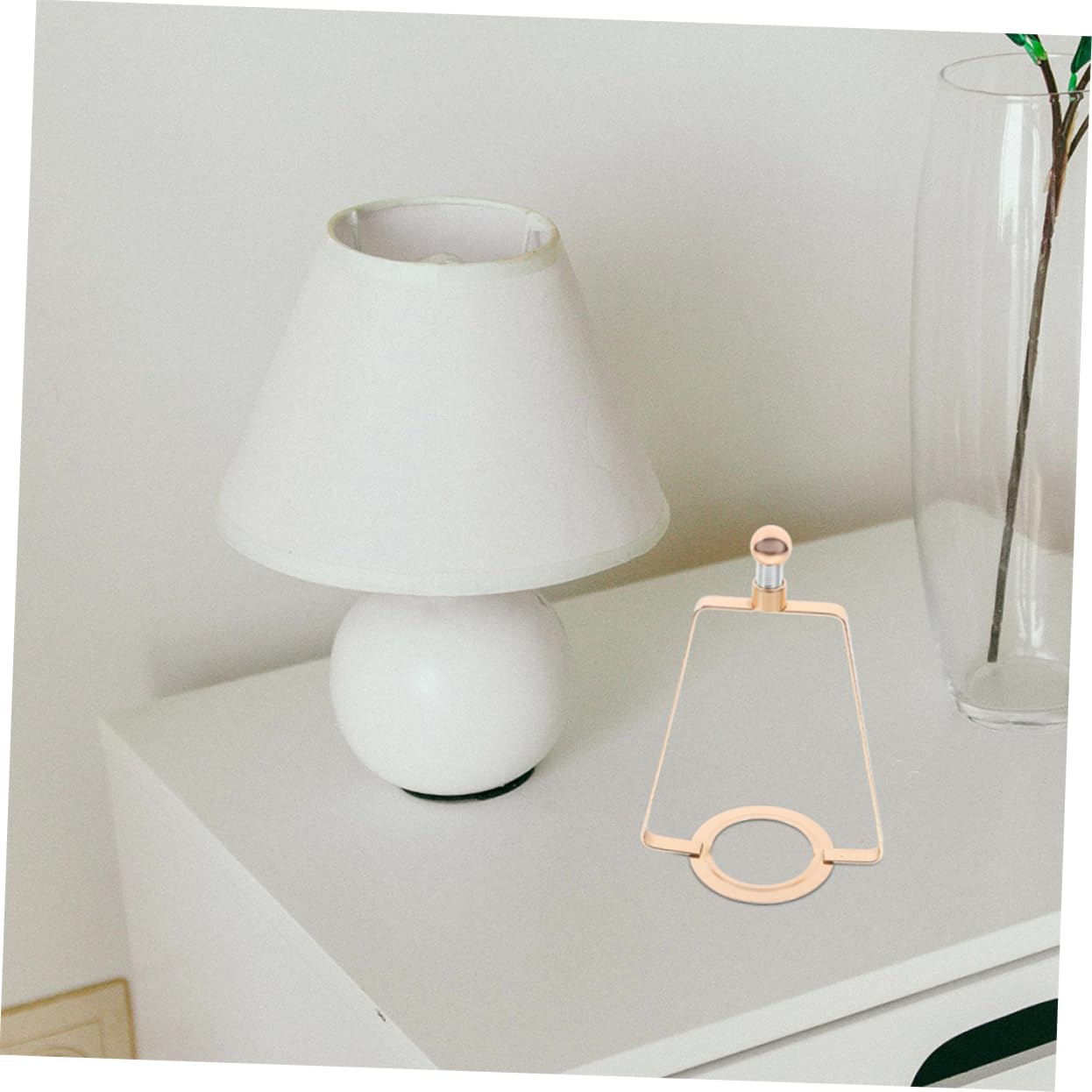 OSALADI 5-Inch Lamp Shade Frame Replacement – Metal Harp Holder & Bracket For Table And Floor Lamps