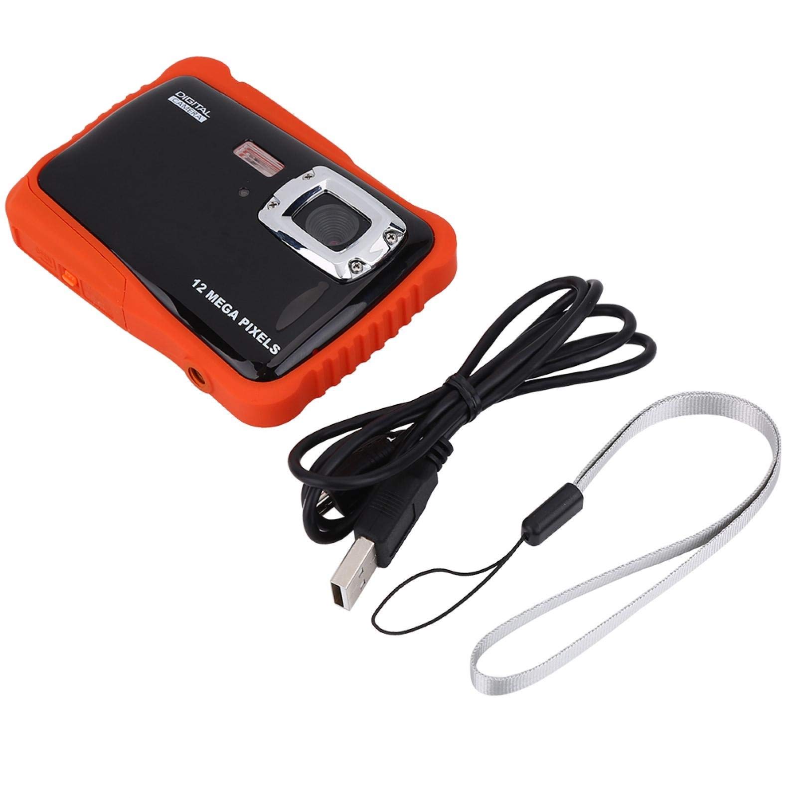 Underwater Camcorder, 12-megapixel Images Full-Color Kids Camera 4 Times Digital Zoom for Outdoor for Swimming