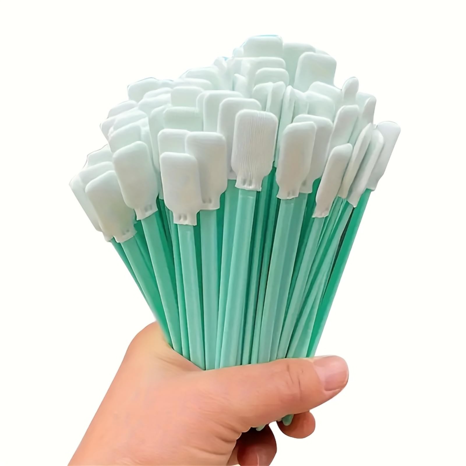 Lint-Free Foam Swab Sticks Foam Tip Cleaning Swab Kit for Optical Instruments, Camera Lenses, Electronic Equipment, Car Detailing-50PCS
