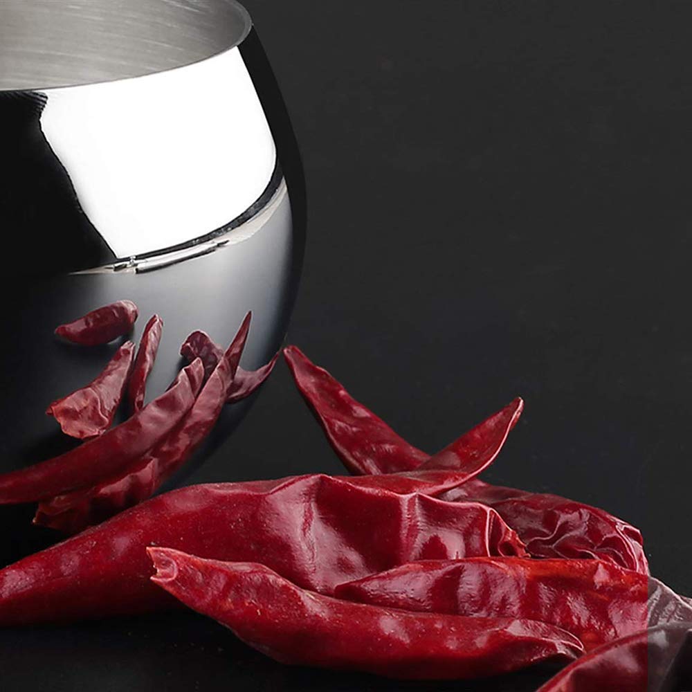 XINGYU Sucrier avec Couvercle et cuillère, 2 bocaux à épices en Acier Inoxydable Set Pots à Condiments, Argent