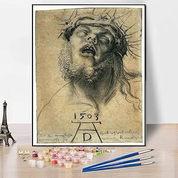 Amazon | DIY 数字油絵 死んだキリストとしての自画像、アルブレヒト