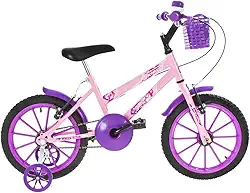 Bicicleta Infantil ULTRA BIKE Kids Unicorn Aro 16 Rosa Bebe/Lilas
