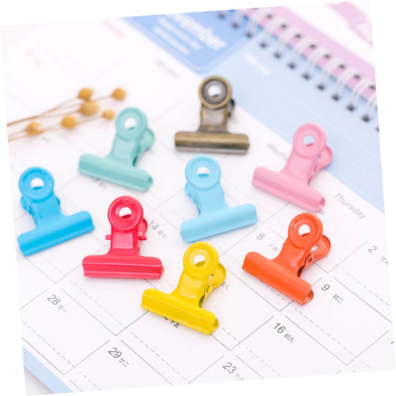 120pezzi Clip Metalliche Rotondper Documenti Fermagli Per e Scuola Resistente Per Organizzazione e Esposizione Prezzi