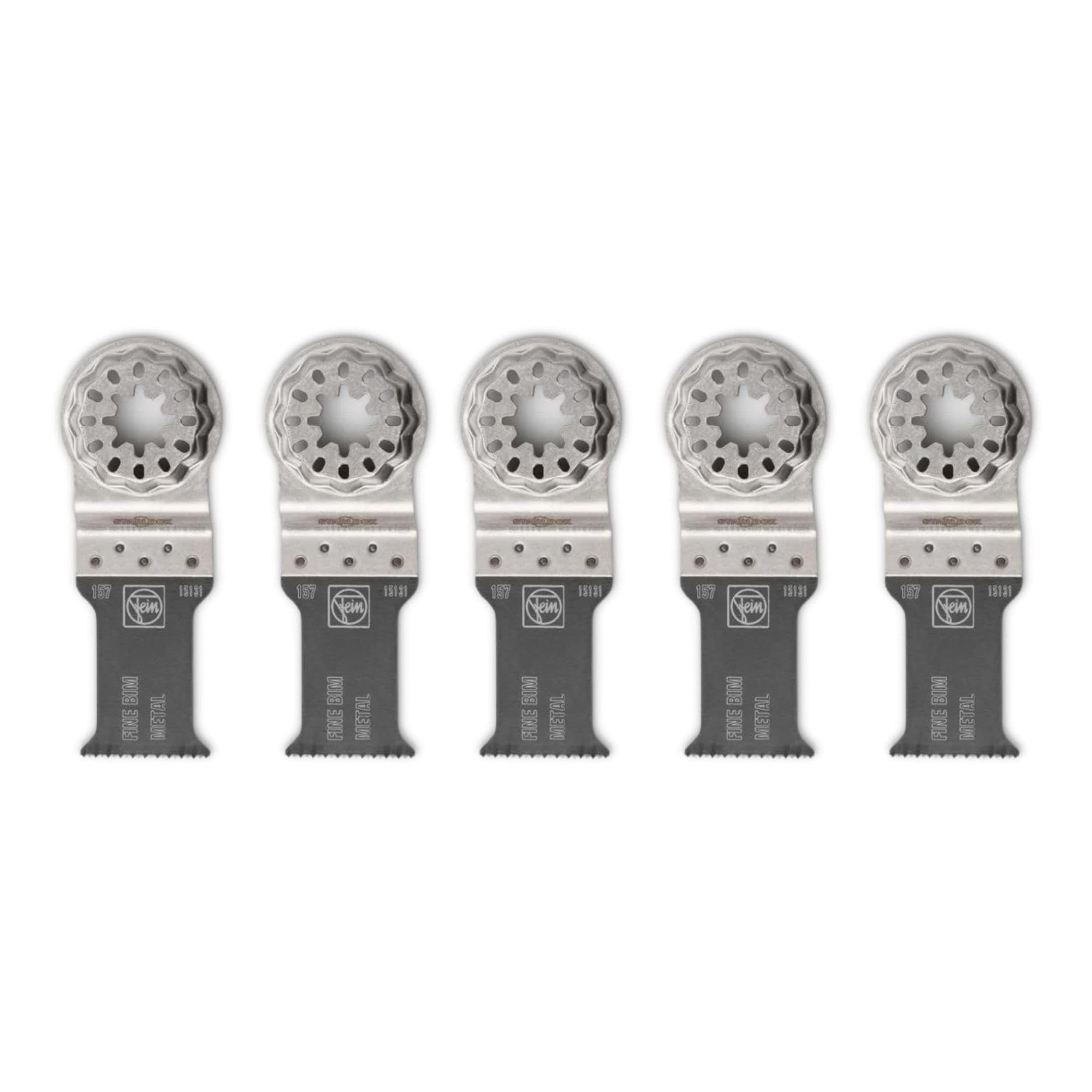 Starlock E-Cut Saw Blade - Precision Cutting for Sheet Metals, Aluminum Profiles, Copper Pipes & Hard Plastics with Fine Teeth, 1-1/8" Width, 2" Length, 5-Pack - 63502157280