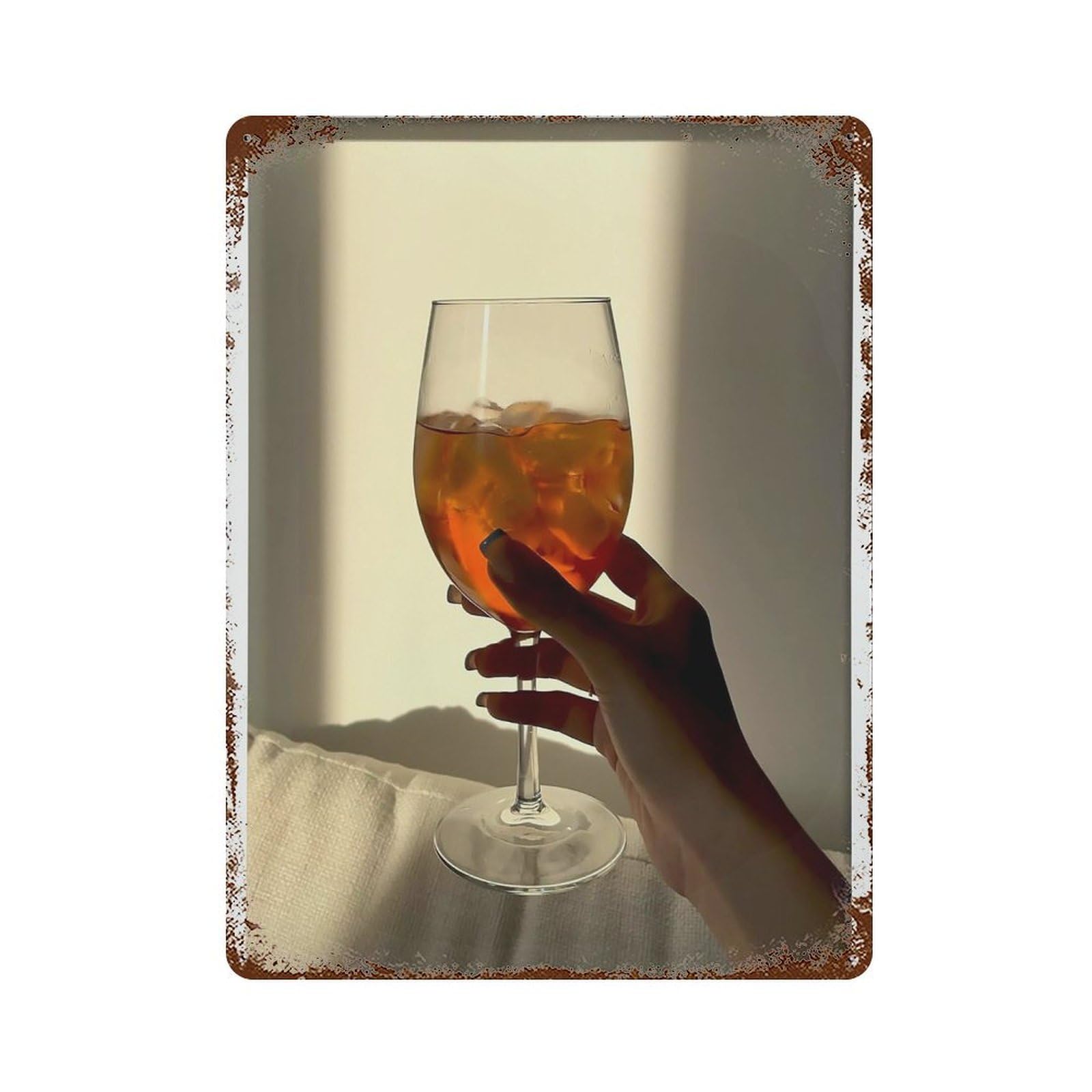 xiaoxiaoshen Aperol Spritz Cocktail Bar C Wall Decor Art Metal Tin Poster Modern Home Decor Art Home Bar Shop Decorations Vintage Sign 40x30cm
