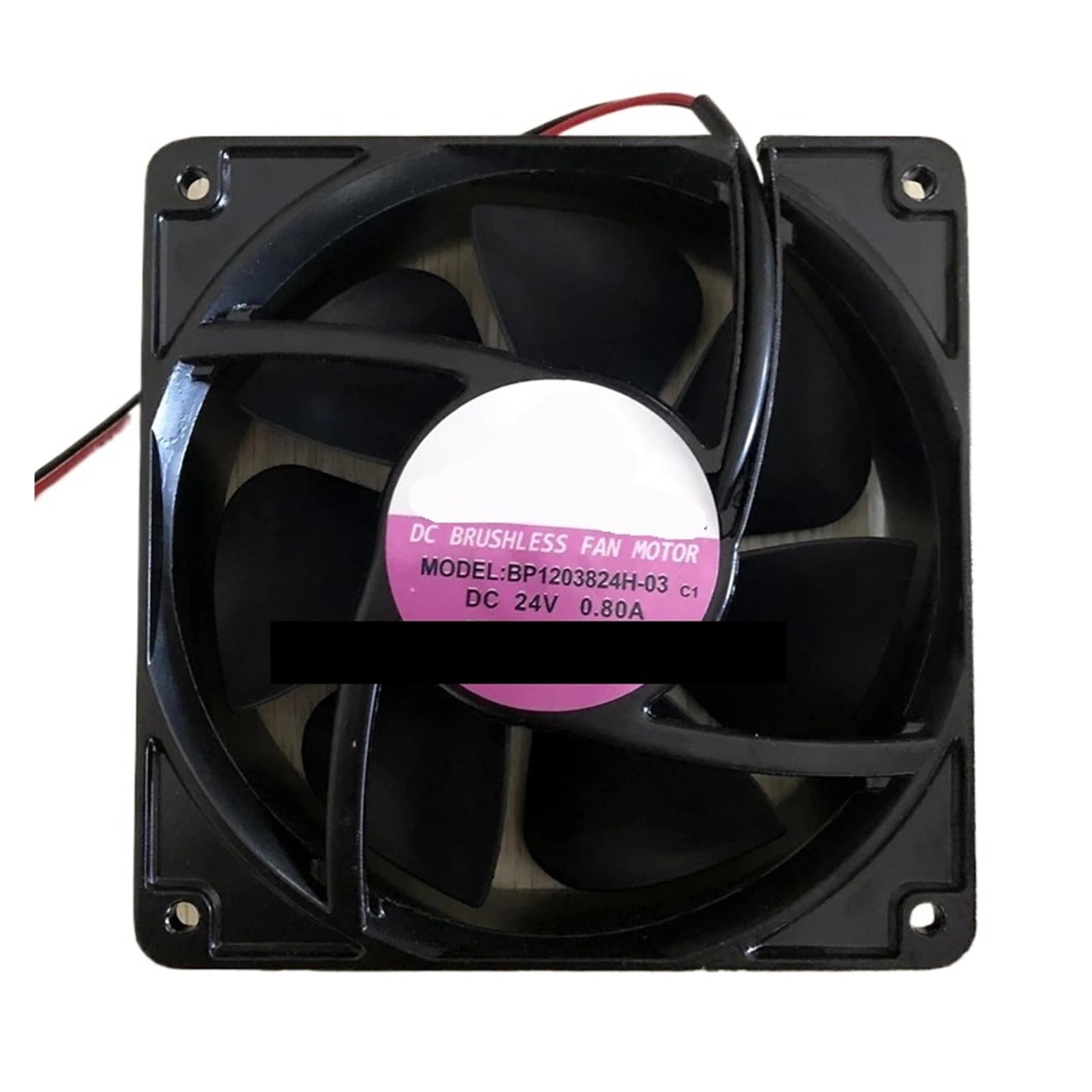 PEQYUACTE BP1203824H-03 DC 24V 0.80A 120x120x38mm 2-Wire Cooling Fan