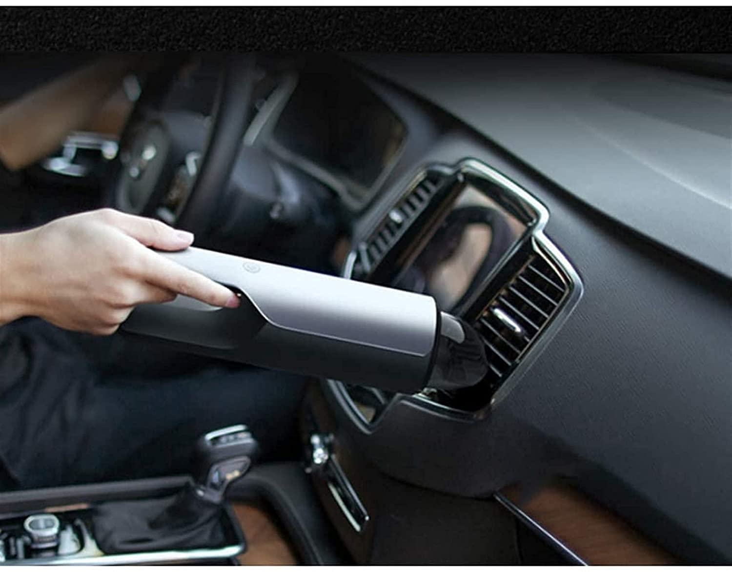 Handheld Mini Coche Aspiradora Coche Carga INALÁMBRICA 4200PA, Cleadera portátil Aspiradora y Coche Aspiradora de automóviles