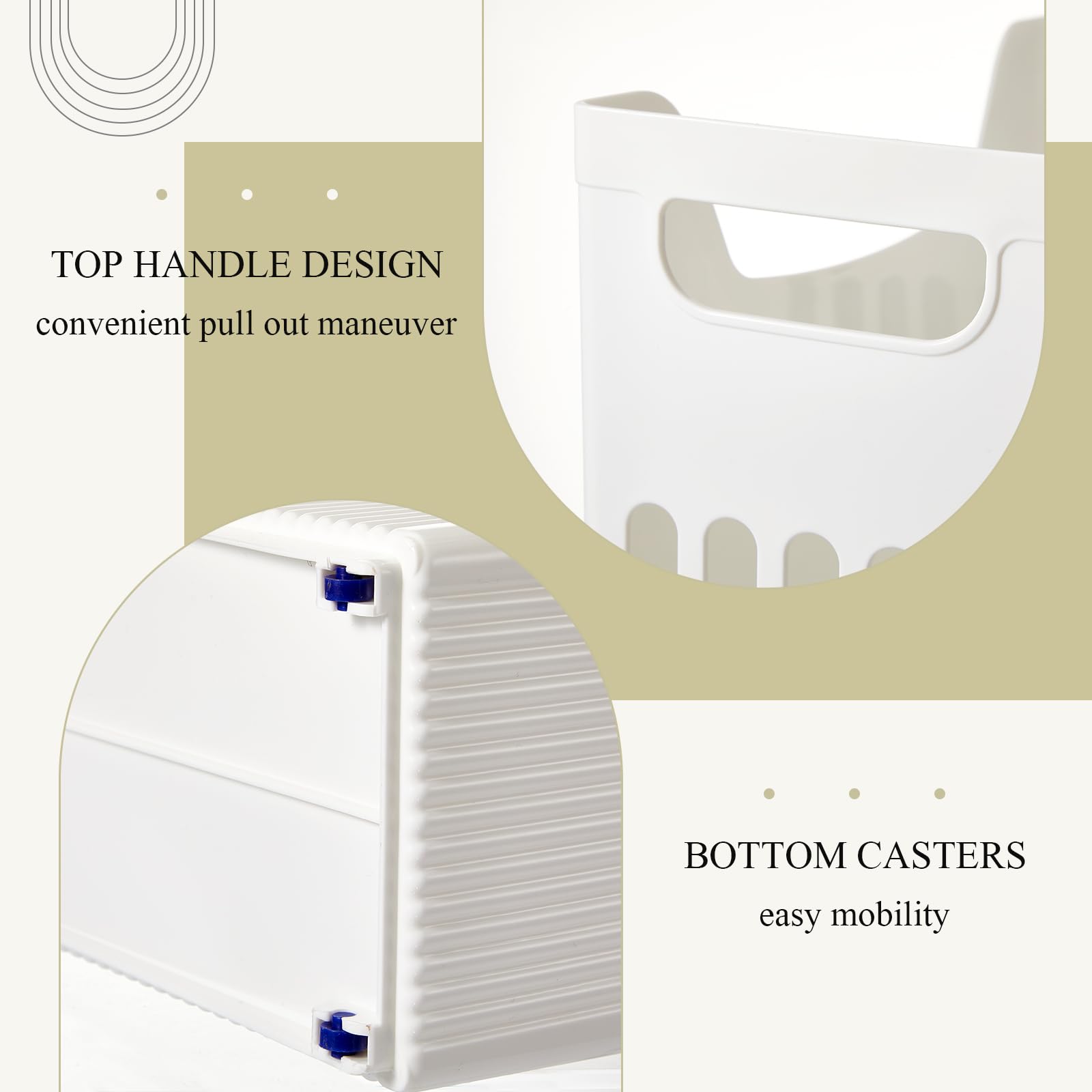 Juexica 3 cajas de almacenamiento de papel para álbumes de recortes de 12 x 12 pulgadas con ruedas, organizador de almacenamiento de papel de plástico, contenedores de almacenamiento blancos para