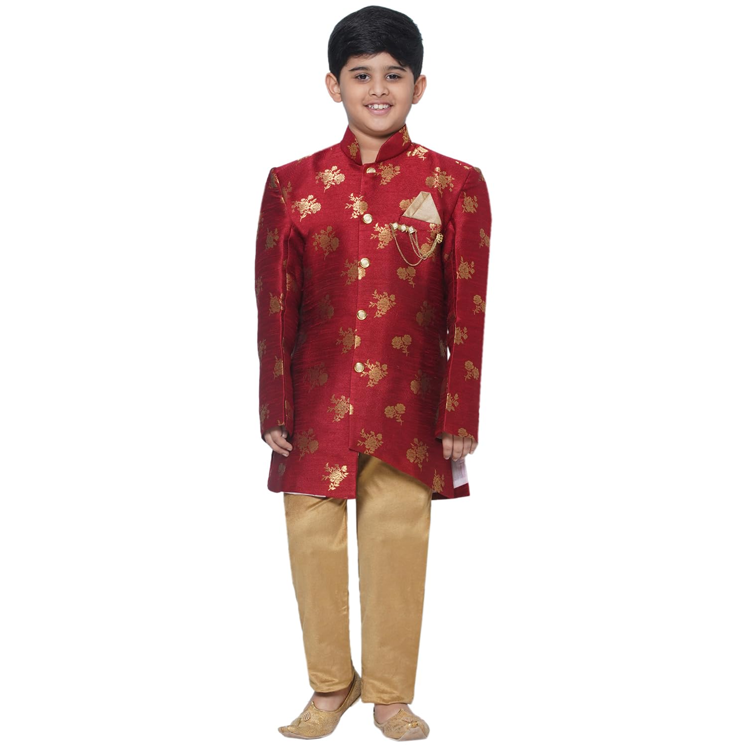 AJ DEZINES® Boys Brocade Sherwani Set