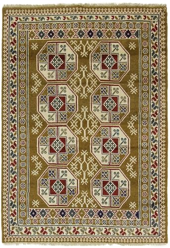 Tapis d'Orient Afghan Akhche noué main en laine de haute qualité - 2