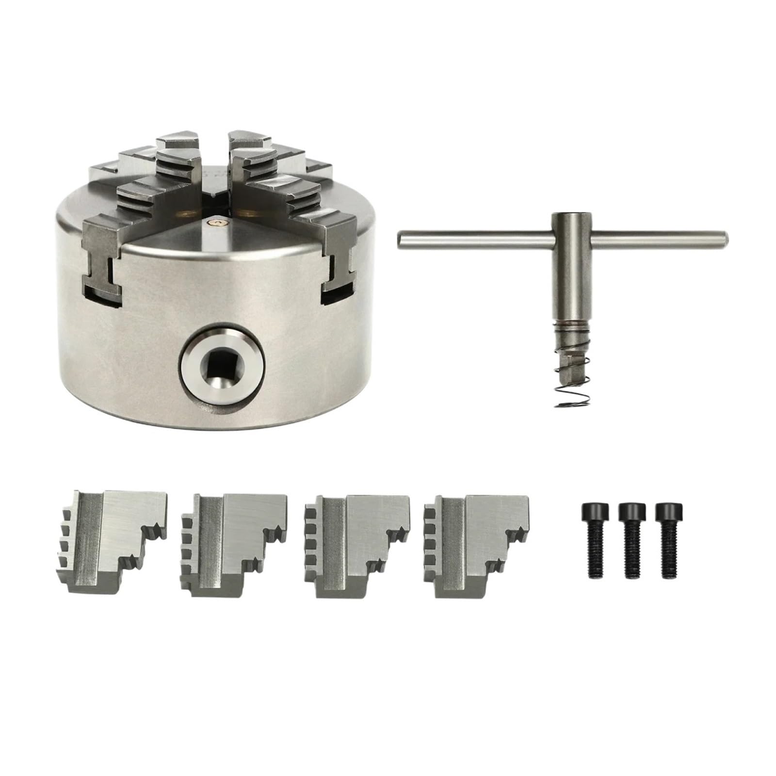 Iklaaqetbxps One Color 80Mm 4 Jaw Precision Self Centering Lathe Chuck