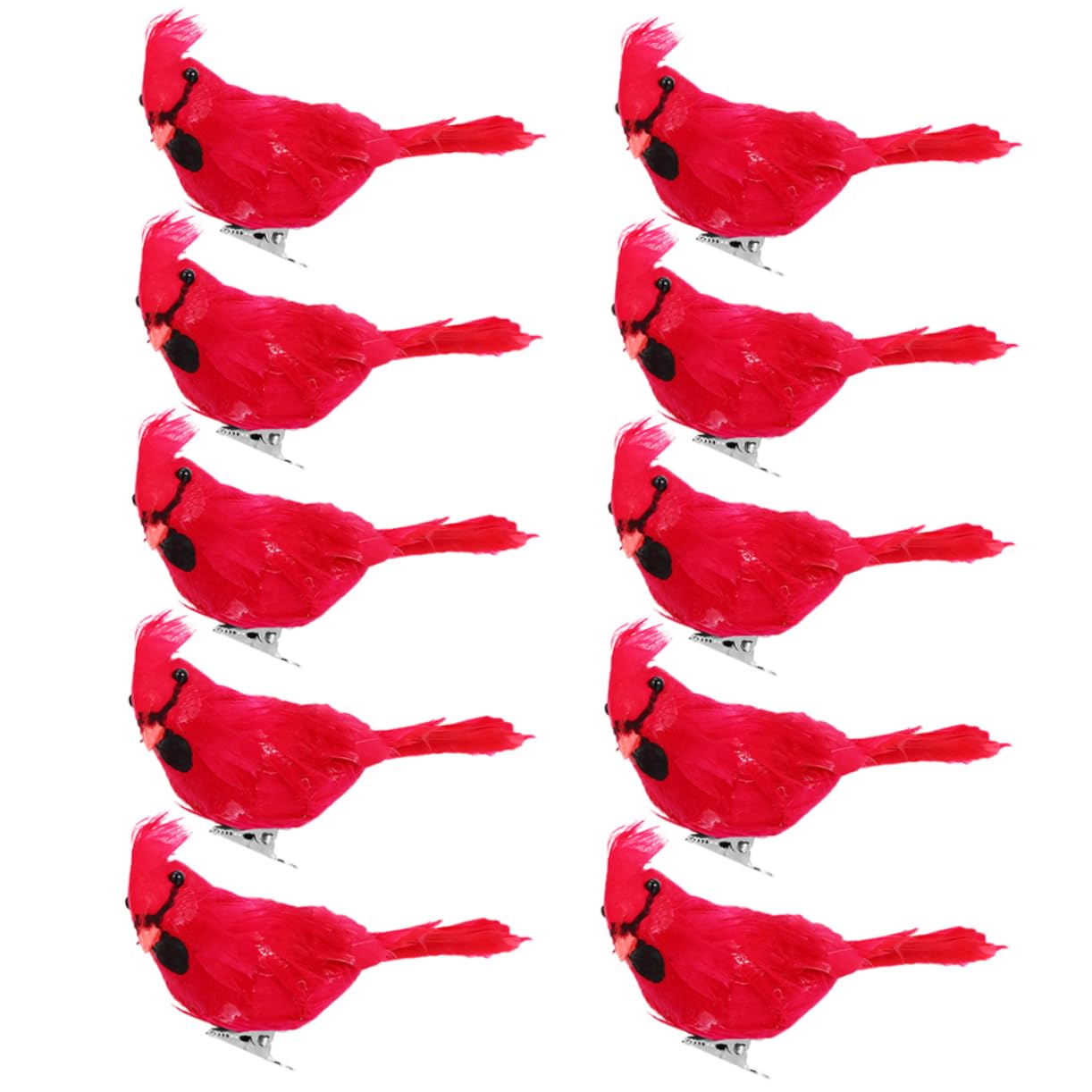 Adorno navideño de pájaro rojo PRETYZOOM ideal para regalar y crear un escenario festivo único