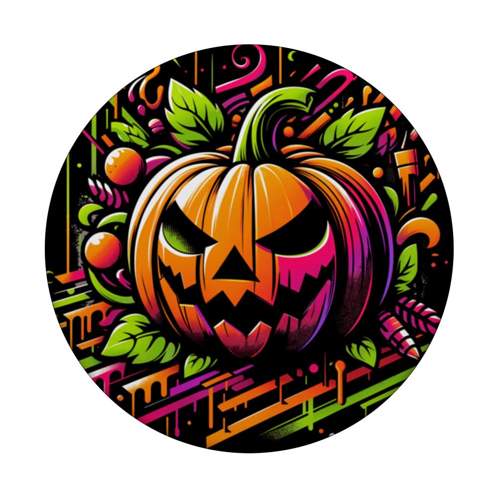 Amazon.com: Jack O Lantern Pumpkin Halloween Graffiti Art Style