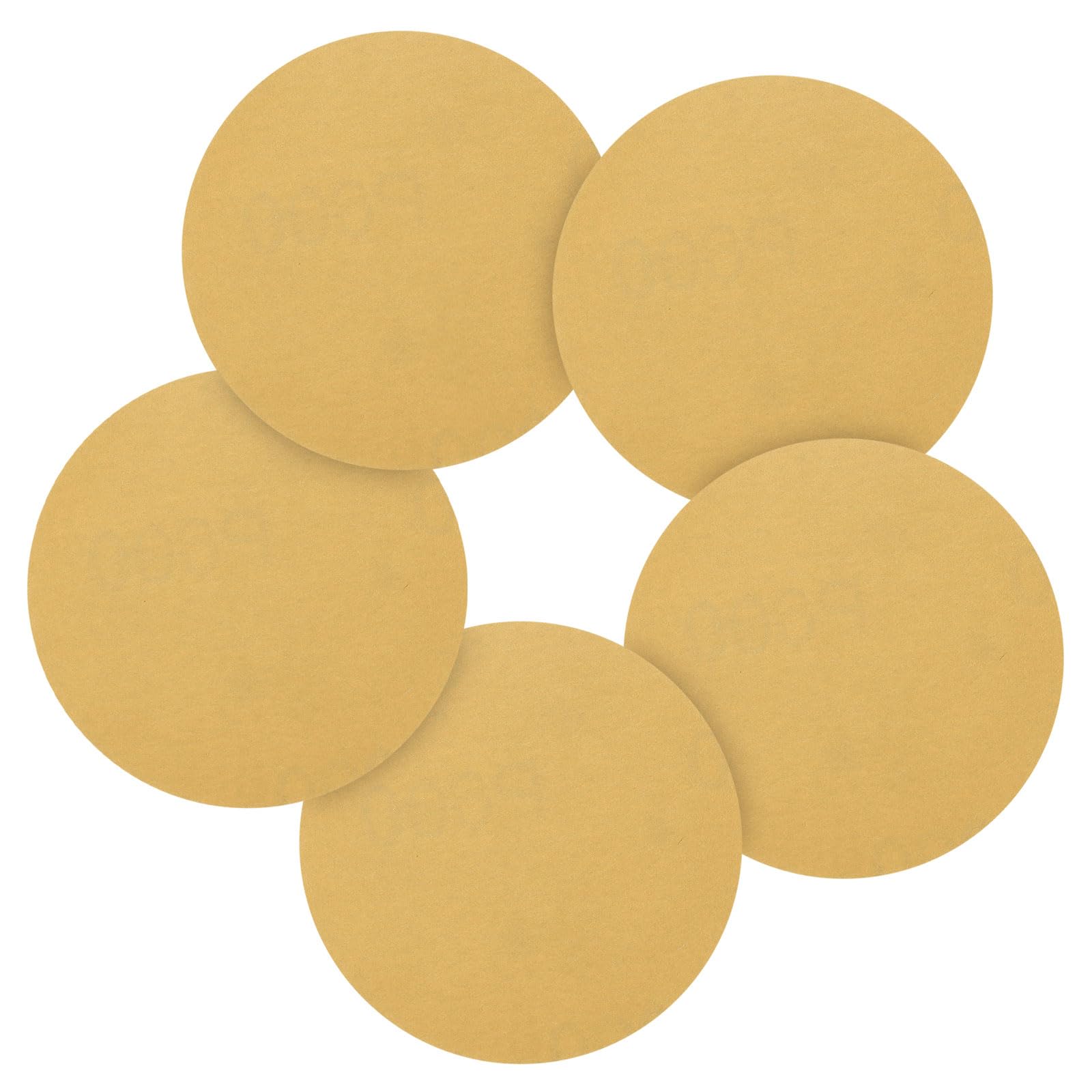 CoCud 40 Pcs 76 mm Sanding Disc 600 Grit Round Hook and Loop Sandpaper Fit for Orbital Sander or Automotive Car Repairing, Grinding and Polishing, Yellow