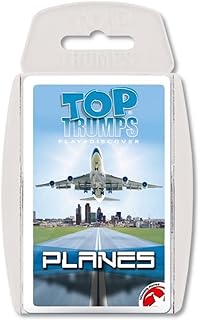 Top Trumps Passenger Planes Card Game, learn about the Space Shuttle Columbia and Boeing 777 in this educational pack, gift for ages 6 plus
